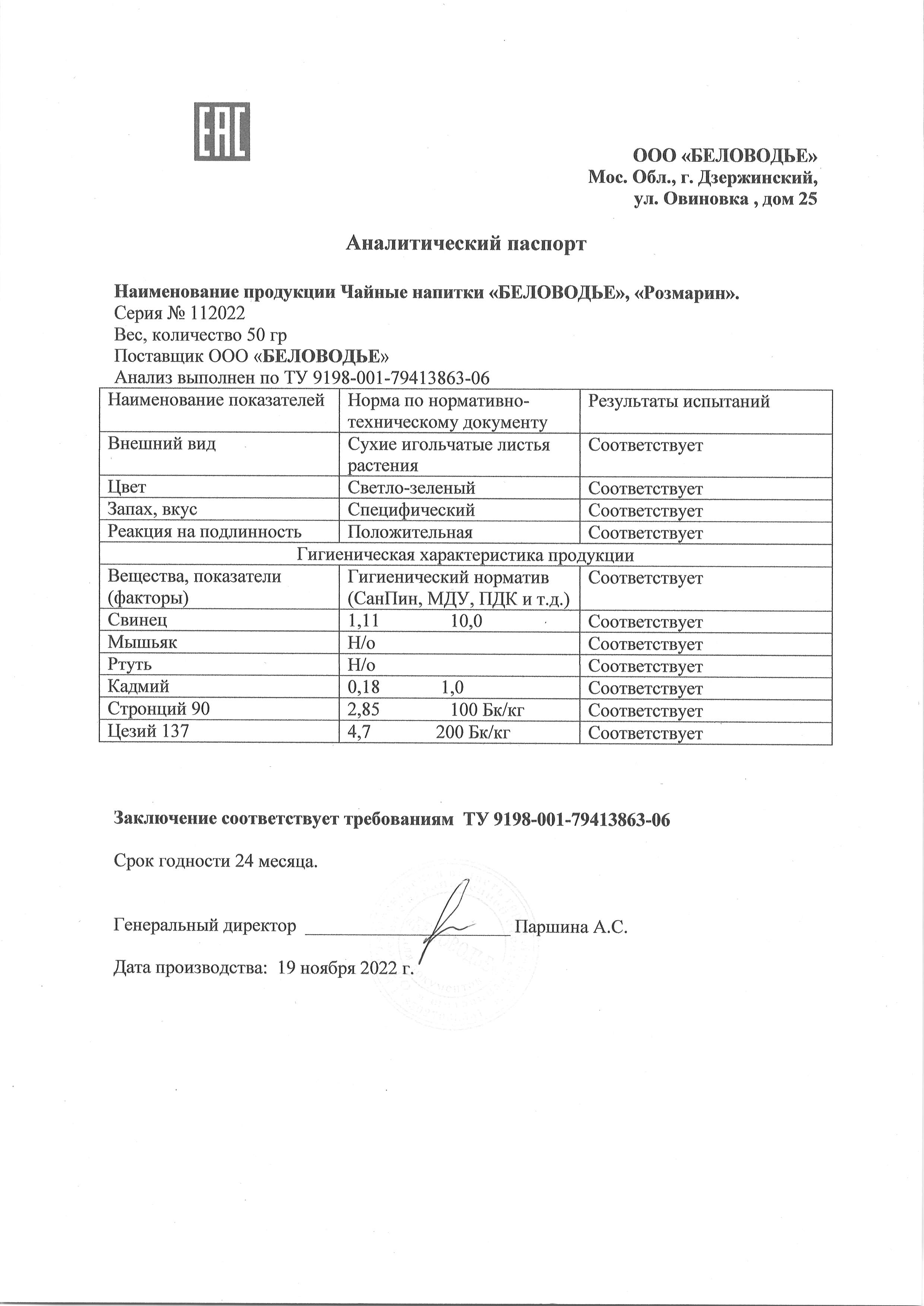 Паспорт №112022